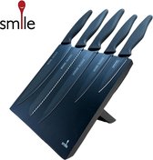 Smile - Messenset met Blok - Messenblok - Magnetisch Blok - Zwart