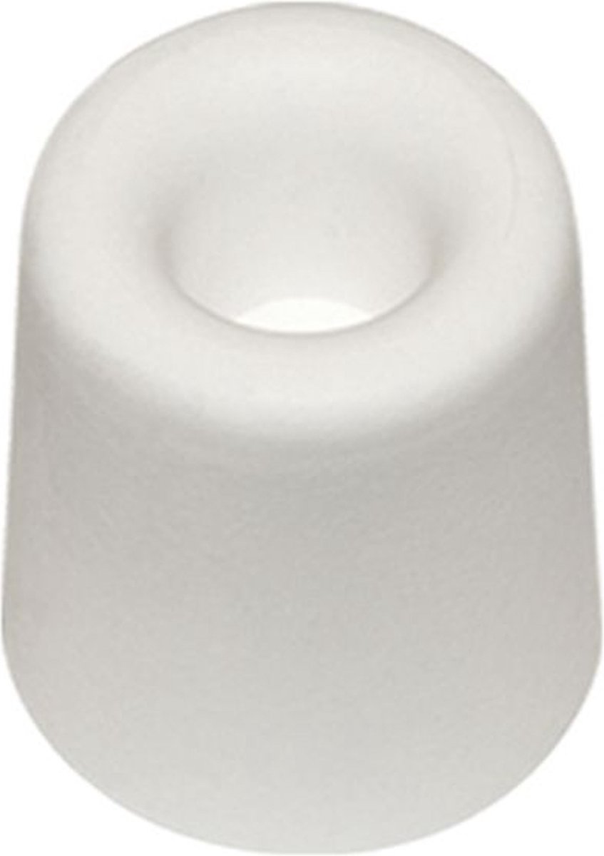 Deurbuffer wit rubber 50x35mm