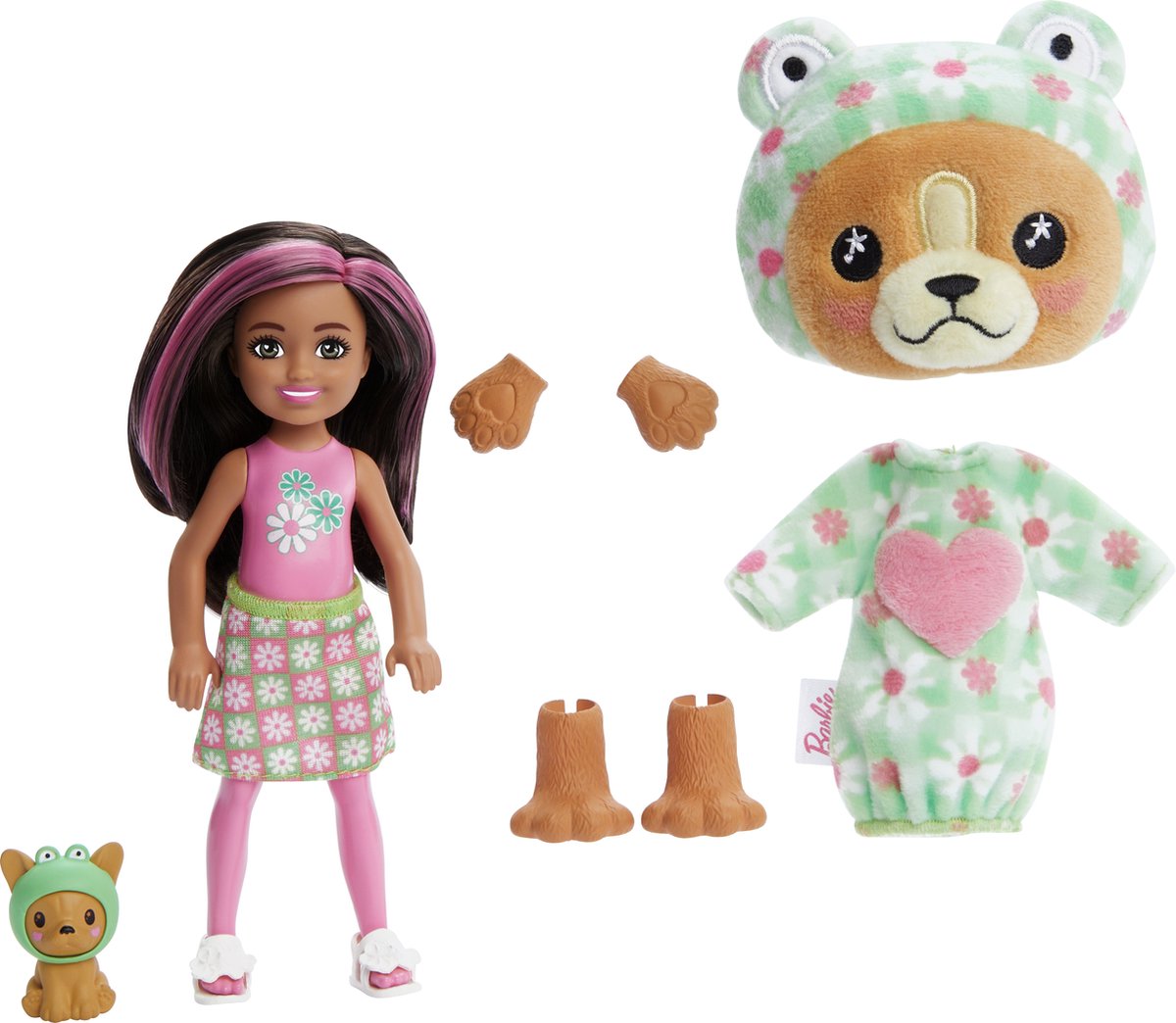 Barbie Cutie Reveal Pop - 139 cm - Hond Kikker - Barbiepop