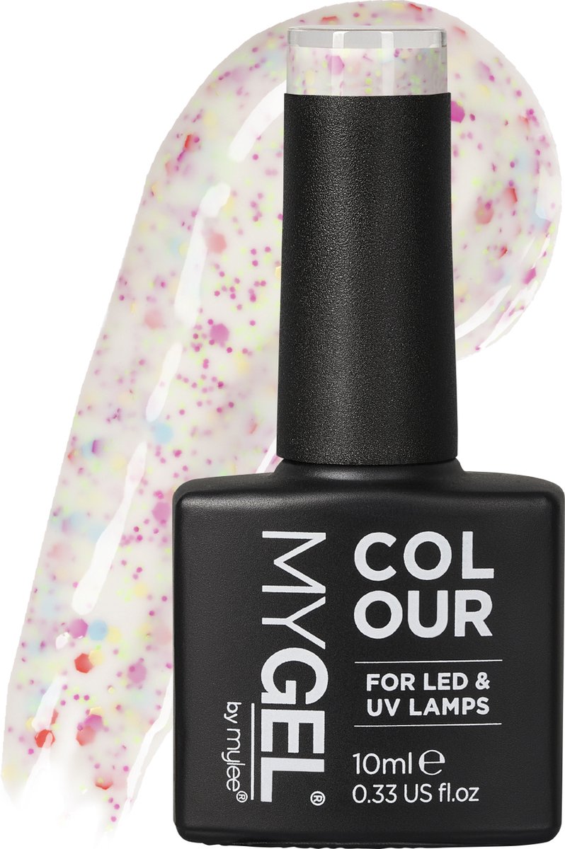 Mylee Gel Nagellak 10ml [Sprinkles] UV/LED Gellak Nail Art Manicure Pedicure, Professioneel & Thuisgebruik [Confetti Range] - Langdurig en gemakkelijk aan te brengen