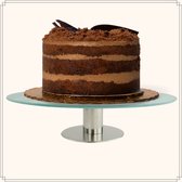Orange85 - Luxe - Glas - Sur pied - Pivotant - Plat à gâteau - Assiette à gâteau - Gâteau