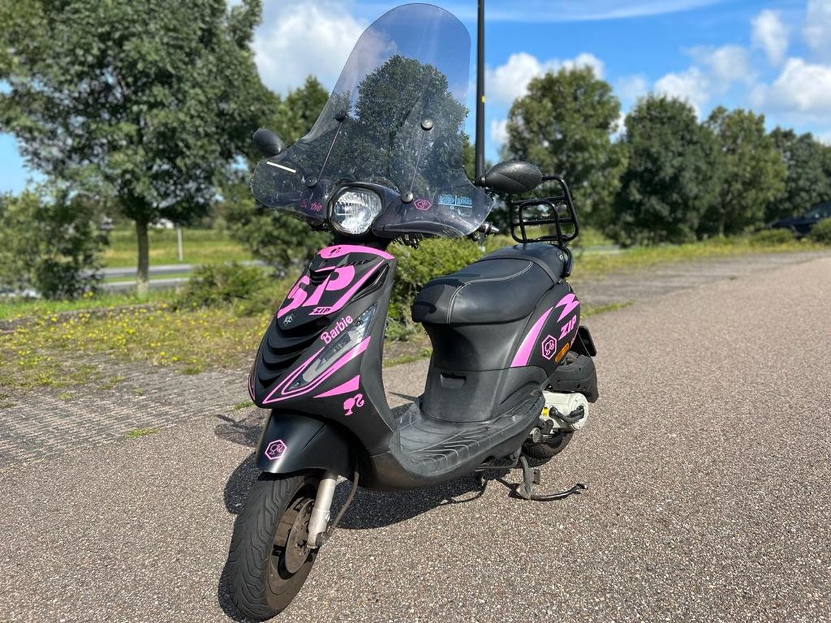 Barbie Zip Stickerset - Limeted Edition - Barbie - Piaggio Zip - Piaggio Zip Sticker - Scootersticker - Roze