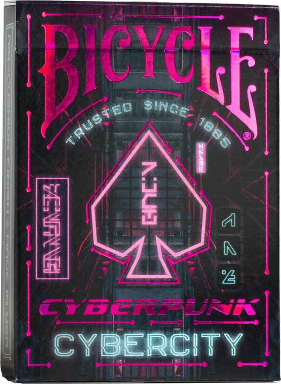 Bicycle Cyberpunk Cybercity - Premium Speelkaarten - Creatives - Poker