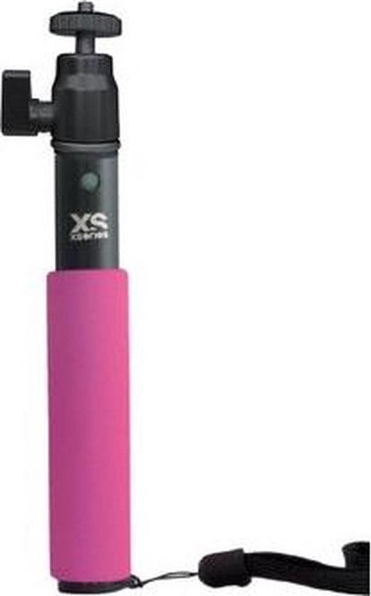Xsories U-shot 2 Black Handle Selfiestok (50 Cm) - Pink