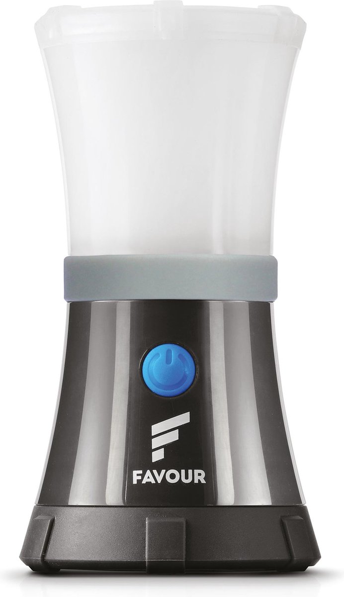 Favour LED Camping Lamp L0617, 200 lumen, IPX7 waterdicht, drijvend, schokbestendig, draagbaar, voor buiten, kampeer lamp, incl. Batterijen