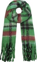 Yehwang - Winter Sjaal - Geblokt groen - Polyester