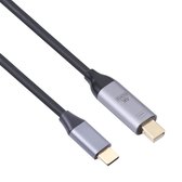 USB-C naar Mini DisplayPort (DP) adapter kabel - 4K - 1.8 meter - Zwart - Provium