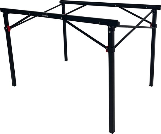 AMANKA Opvouwbare stabiele campingtafel 120x60x70cm in hoogte
