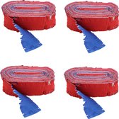 Slinger Crêpeguirlande rood-wit-blauw brandveilig 96 meter - Slingers - Verjaardagversiering - Themafeestversiering - Brandvertragende slingers