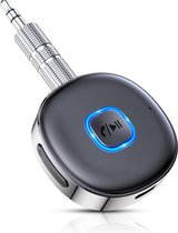 Relify Bluetooth Receiver - BT 5.0 - 3.5MM AUX - Carkit - Bluetooth Ontvanger - Bluetooth Audio Adapter - Handsfree Bellen Auto Bluetooth