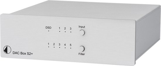 Foto: Pro ject dac box s2 digitaal analoog converter zilver