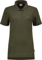 Tricorp poloshirt slim-fit dames - casual - 201006 - army - maat M