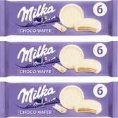 Milka Choco Wafer Wit - 180g x 3