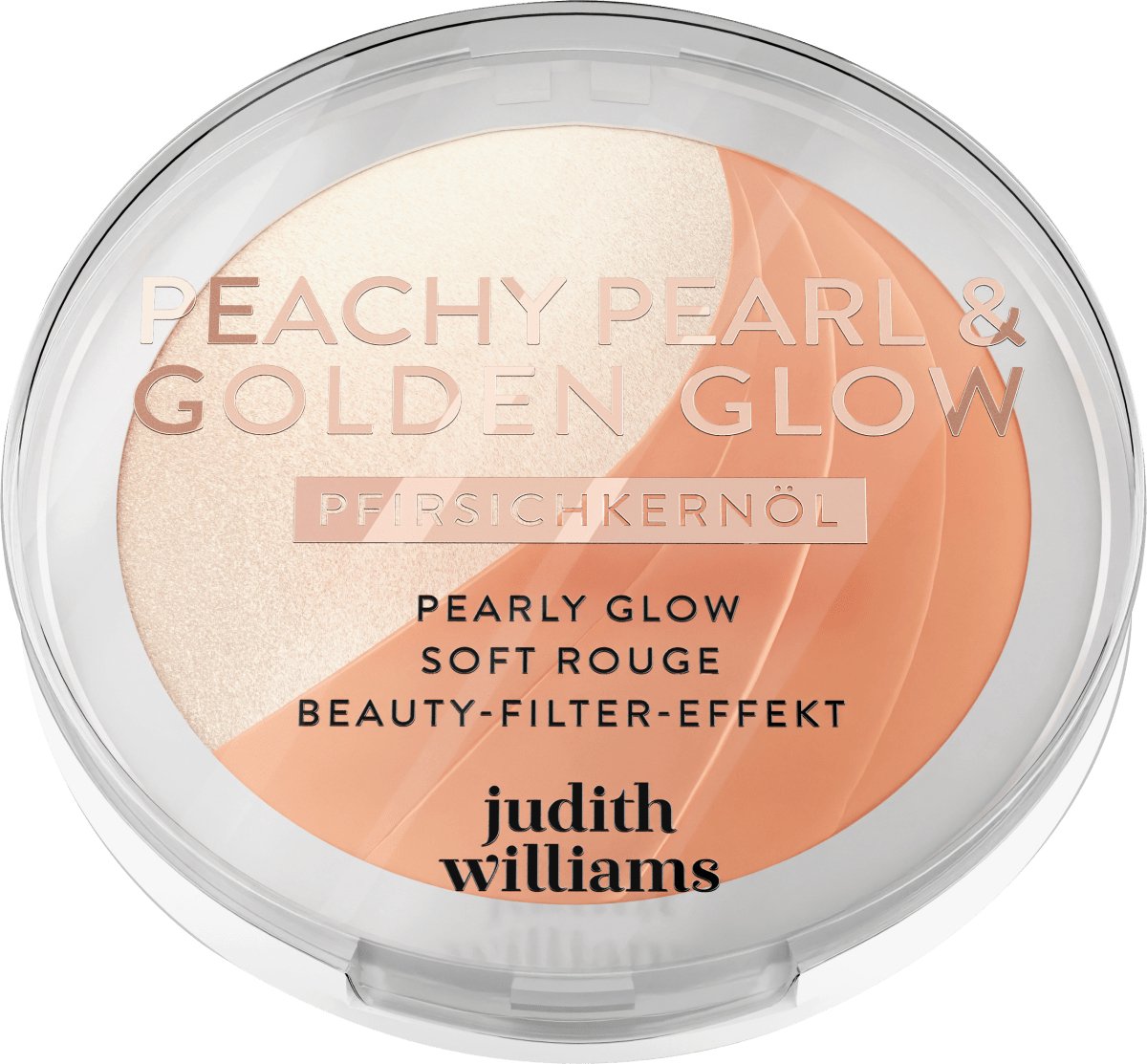 Judith Williams Blush & Highlighter Peachy Pearl & Golden Glow, 8.3 g