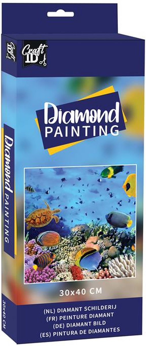Craft ID Diamond painting onderwaterwereld 30x40cm