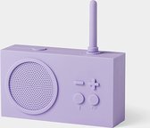 Lexon Tykho 3 - Enceinte Bluetooth et Radio Salle de Bain - Lilas Violet
