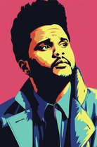 The Weeknd Poster | Pop Art | The Weekend | Poster The Weeknd | Zanger Poster | Poster Artiest | Woondecoratie | 51x71cm | Geschikt om in te Lijsten