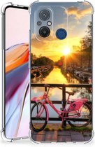 Back Case TPU Siliconen Hoesje Xiaomi Redmi 12C Telefoon Hoesje met doorzichtige rand Amsterdamse Grachten