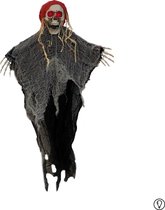 Fjesta Halloween Hangdecoratie Skelet met LED - Halloween Decoratie - 100cm - Inclusief Batterij