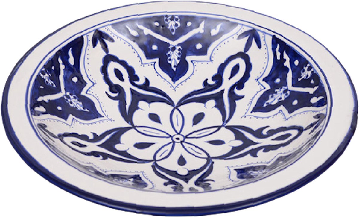 Salade schaal Blue Fond Ø 40 cm | SOR.BLF.40 | Dishes & Deco