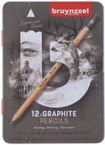 Bruynzeel expression boîte de 12 crayons graphite