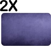 BWK Flexibele Placemat - Paarse Vegen Achtergrond - Set van 2 Placemats - 45x30 cm - PVC Doek - Afneembaar