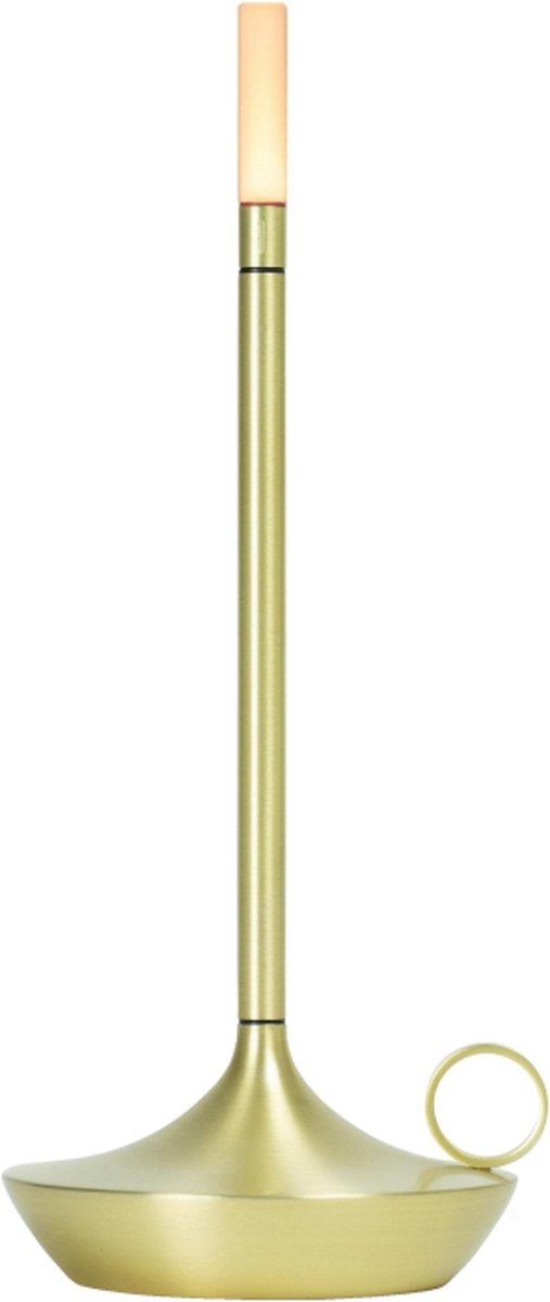 Sfeerverlicht® Tafellamp - Oplaadbaar Tafel Licht - USB-C - 26 cm - Goud