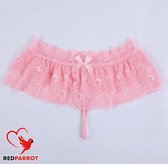 Mini rok PINK Passion - Erotisch ondergoed - Thong slip - String - Roze - Sexy rokje - Kleine rok vrouwen