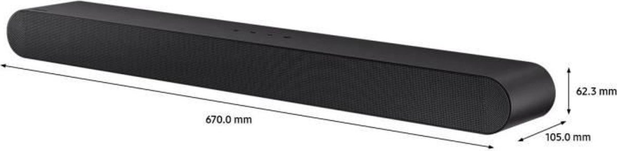 Samsung HW-S50B - 3.0 soundbar - grijs - 2022 – foto 6