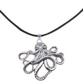 Ketting-Octopus-Zilverkleur-Charme Bijoux
