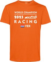 T-shirt World Champion Racing 2023 | Formule 1 fan | Max Verstappen / Red Bull racing supporter | Wereldkampioen | Oranje | maat 3XL