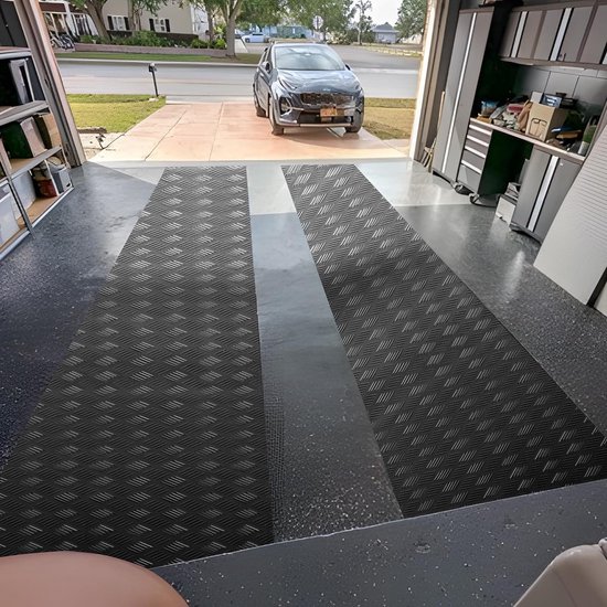 Tranenplaatloper 3mm | Breedte 160cm - Antislip Rubber Mat