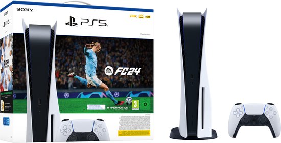 PlayStation 5 - Disc edition - EA Sports FC 24 Bundel - Downloadcode