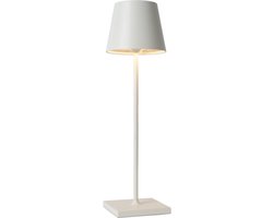 LED Tafel lamp- Oplaadbaar- Dimbaar- Touch Lamp WIT-Nachtlamp- Bureaulamp- 38CM-Draadloos-