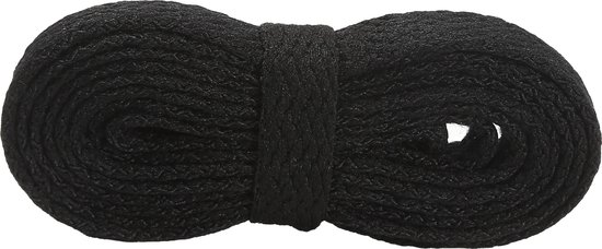 Lacets pour baskets - Zwart - Noir - 160cm - dentelle - lacets - dentelle plate