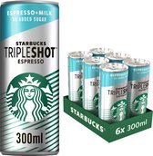 Starbucks Tripleshot Espresso No Added Sugar - 6 x 300ml