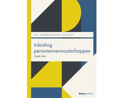 Boom Juridische studieboeken - Inleiding personenvennootschappen