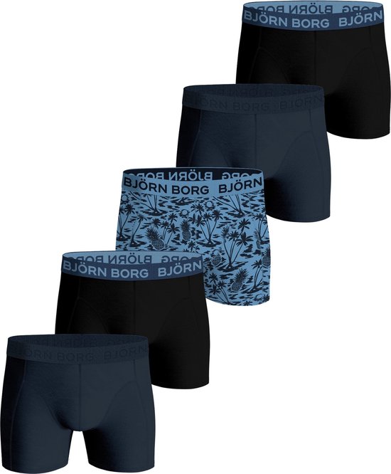 Foto: Bjorn borg 5 pack heren boxershorts combi m