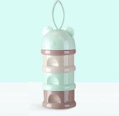 Narimano®3 Layer Pp + Silicone Safe Baby Melkpoeder Doos - Draagbare Voedsel Container Snoep - Fruit Opslag Snack Box Voor babyvoeding