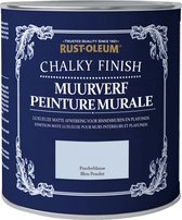 Rust-Oleum Chalky Finish Muurverf Poederblauw 1 liter