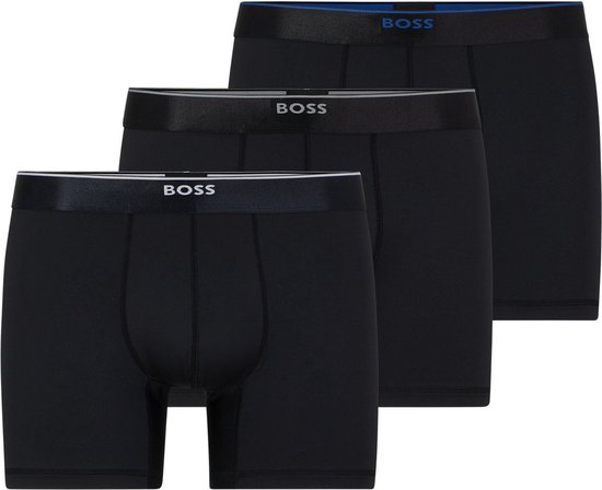 HUGO BOSS Evolution boxer briefs (3-pack) - heren boxers normale - zwart - Maat: