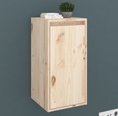 The Living Store Hangende Kast - Massief Grenenhout - 30x30x60cm - Decoratief - Praktisch
