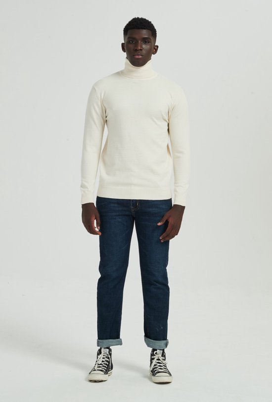 Heren coltrui wit ivoor 6741 1 bol