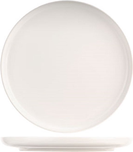 Baltic- White - Assiettes plates - D27cm - Céramique - (Set de 6)