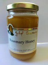 Pot de miel de romarin - miel pur 375 grammes avec cuillère à miel