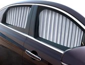 zonneschermen voor zijruiten voor in de auto (2 stuks), magnetisch autogordijn om UV-stralen te blokkeren en voor privacy, zilver