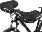 ROCKBROS Handwarmers voor Fietsen, Motorfietsen, Scooters - Fietshandschoenen - Gevoerd - Winddicht - Waterafstotend - Reflecterend - Zwart
