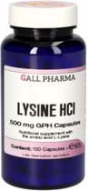LYSINE HCL 500 MG GPH (100 CAPSULES) - GALL PHARMA GMBH