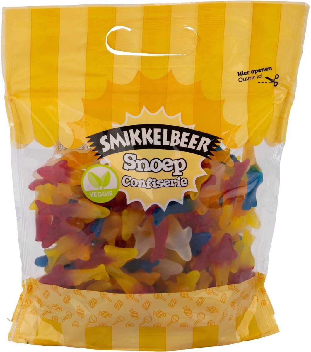 Smikkelbeer Grote XL Zak Haaien Snoep 1 Kilo