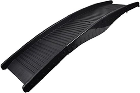 Rampe pour chien Topmast - Escalier pour chien - Rampe pour chien - Pliable - Pour Chiens jusqu'à 50 kilos - Convient pour voiture - Zwart
